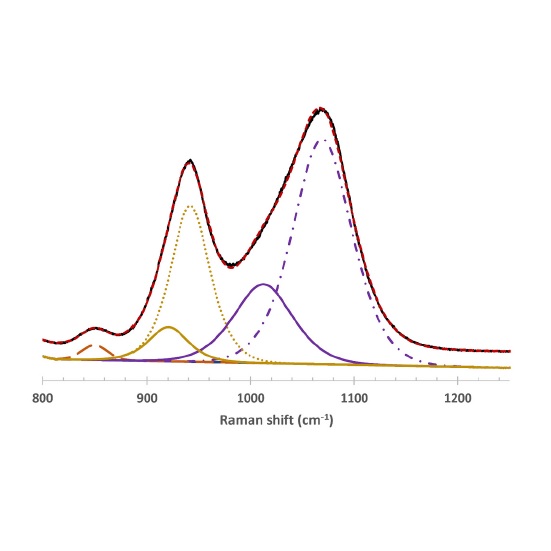 Speciation and polymerization in a barium silicate glass: evidence from 29Si NMR and Raman spectroscopies.