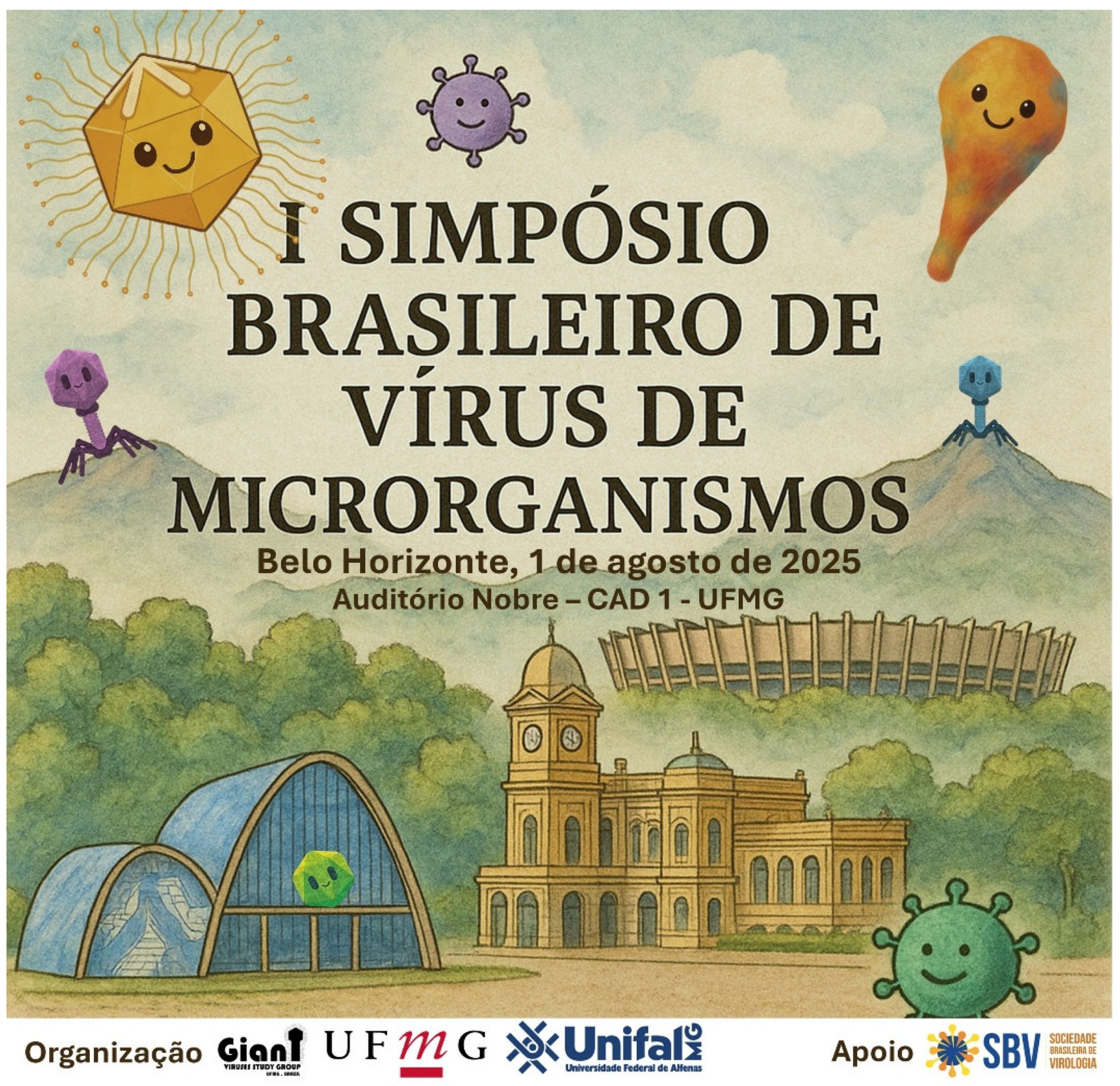 First Brazilian Symposium on Viruses of Microorganisms (BrVoM 2025).