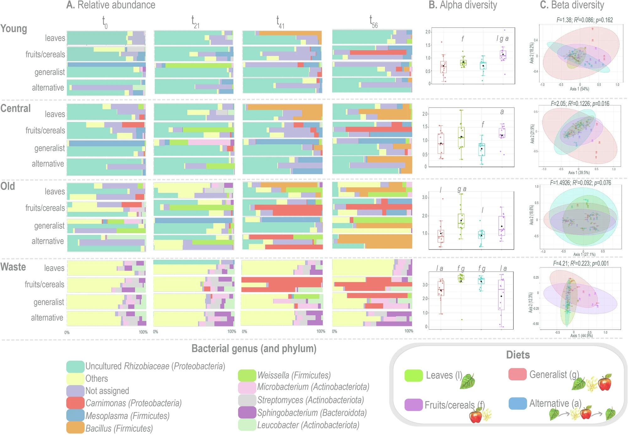 You are what your fungus eats: diet shapes the microbial garden of a fungus-growing ant.